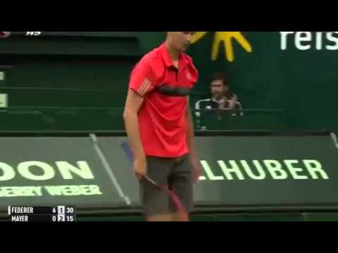 ESPN First Take   Roger Federer Vs Florian Mayer Highlights Halle 2015