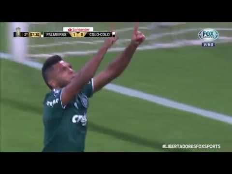Palmeiras 2 x 0 Colo Colo - Gol de Borja / Libertadores 2018