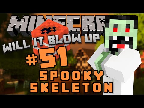Minecraft's Spooky Skeleton Explosion!