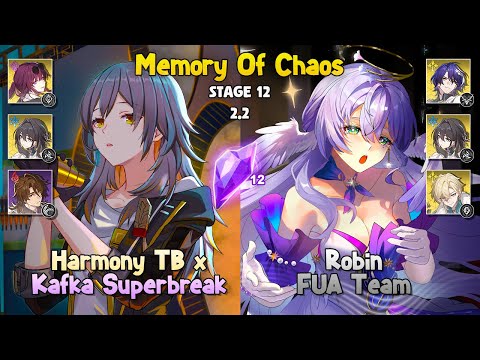 MOC 12 - E3 HMC x Kafka Superbreak & E0 Robin FUA Team - Honkai: Star Rail 2.2