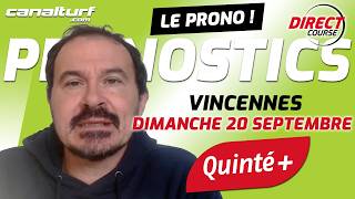 emission video des courses turf pmu du Dimanche 20 septembre 2026