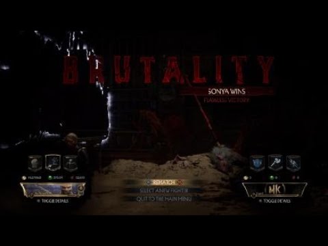 Mortal kombat 11 sonya brutality tutorial:  kisses