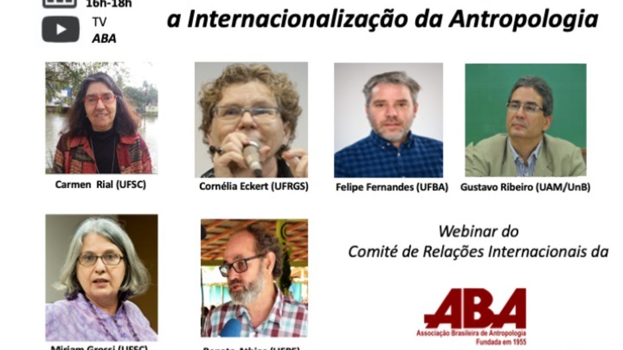 Webinar "Geopolíticas do Conhecimento, Ciência e a Internacionalização da Antropologia"