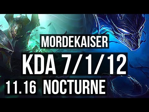 MORDEKAISER vs NOCTURNE (JUNGLE) | 7/1/12, 300+ games | NA Master | v11.16