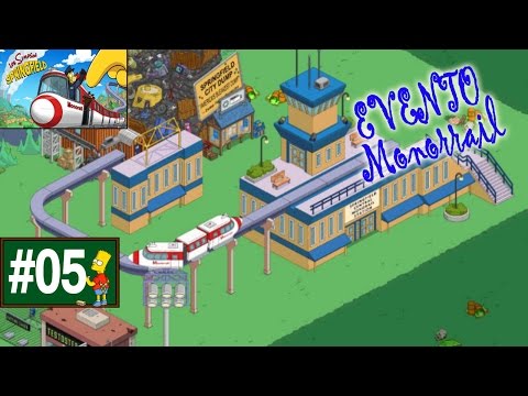 Los Simpson Springfield "Monorrail: Cap. 5 - Conseguir Partes Estación, Rosquillas y Nivel 51" Tony