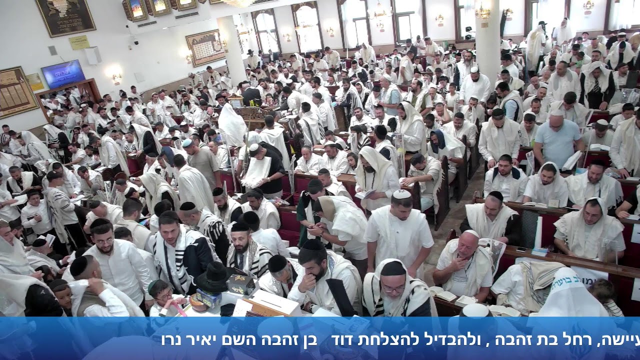 תפילת שחרית חול המועד סוכות הרב אייל עמרמי שליטא