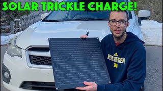 Solar Trickle Charger Review - 12V Battery ZoupW