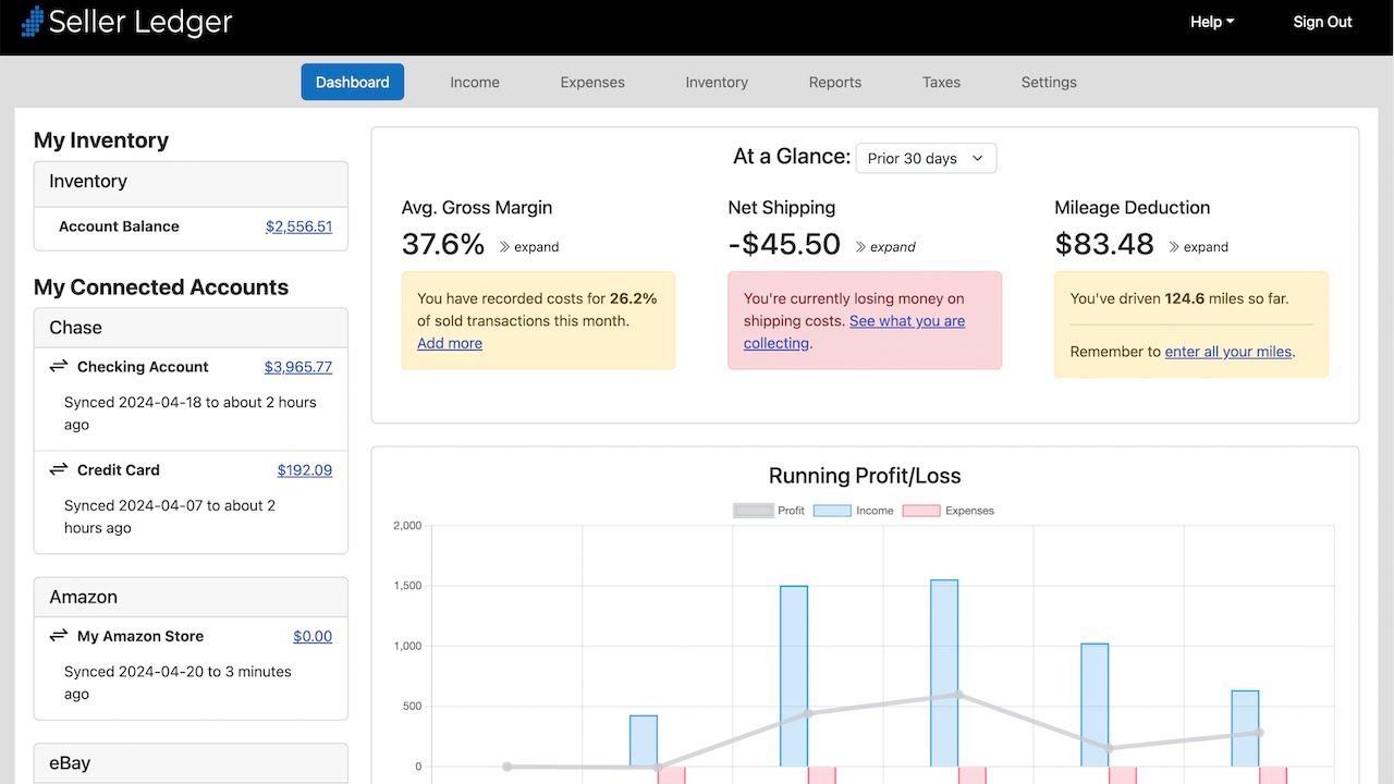 Automate eCommerce Bookkeeping with Seller Ledger