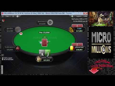 MicroMillions-14 NL HOLD'EM [6-max] $50K Gtd! Just actions hands!