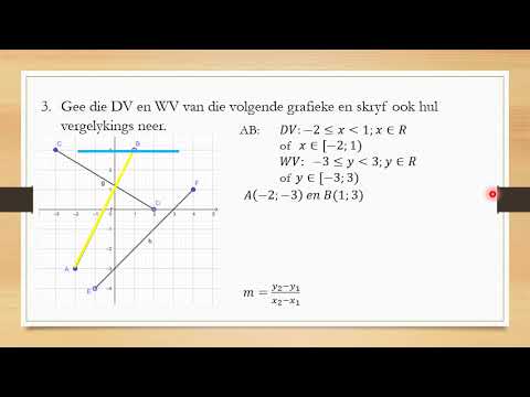 Graad 10 Vergelyking van reguitlyn 4 Mei