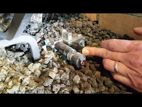 How to light the pilot on a vented gas log set