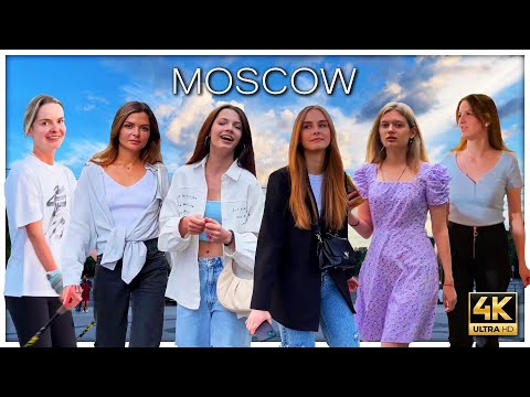 So Different Beautiful Russian Girls. Compilation of My Walking Tour. Part 1