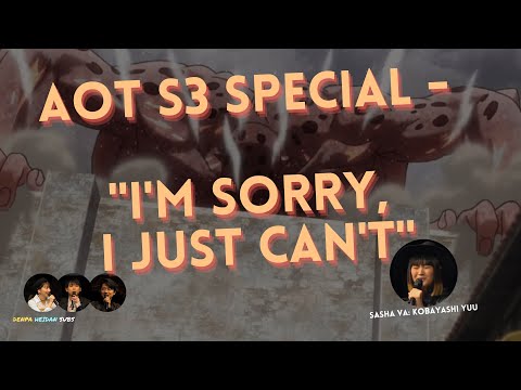 [ENG SUBS] AOT3 SP - Kobayashi Yuu Just Couldn't Love Rod Reiss's Titan Form