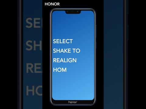 How To Re-align the Homescreen Apps | HONOR Tutorial
