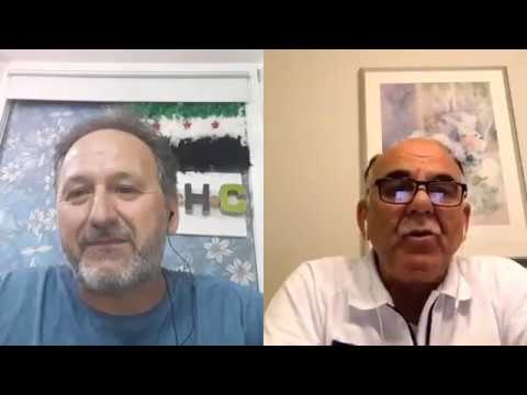 لقاء عبر سكايب مع العميد مصطفى احمد الشيخ