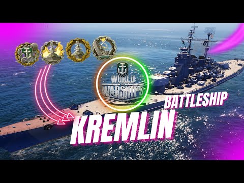 Wows KREMLIN: TANKIEST Battleship World of Warships #wows #worldofwarships #gaming