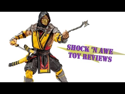 McFarlane Toys MORTAL KOMBAT 11 SCORPION Toy Review - SHOCK 'N AWE TOY REVIEWS