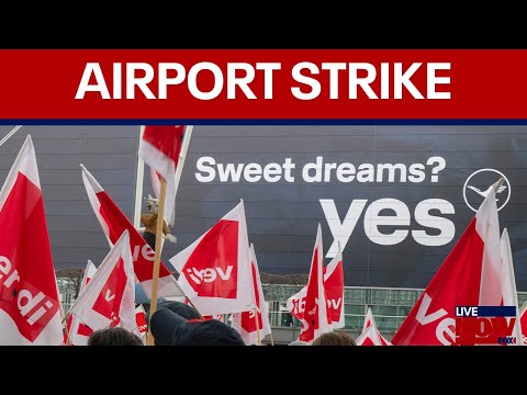 Video | Strikes disrupt HUNDREDS of flights in Germany | LiveNOW from FOX