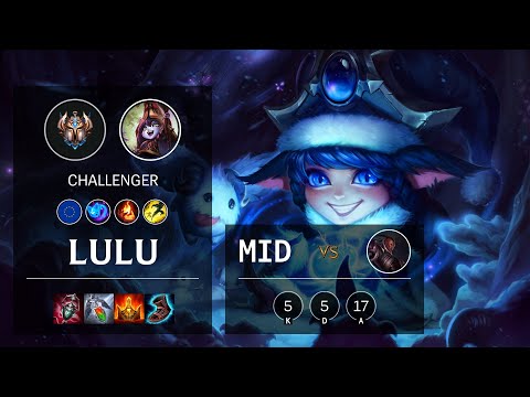 Lulu Mid vs Lucian - EUW Challenger Patch 10.18