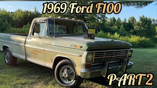 PART 2: 69 Ford F100 gets new spark plugs/wires!