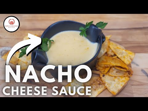 The Best Nacho Cheese Sauce Recipe Football Food Queso | Simple and Delicious Recipes 😋😋