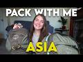 Ultimate Packing Guide Backpacking South East Asia Packing Hacks Travel Essentials