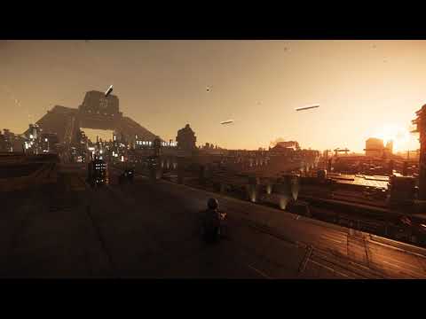 Star Citizen PTU 3.3.5 - Lorville Sunrise Timelapse