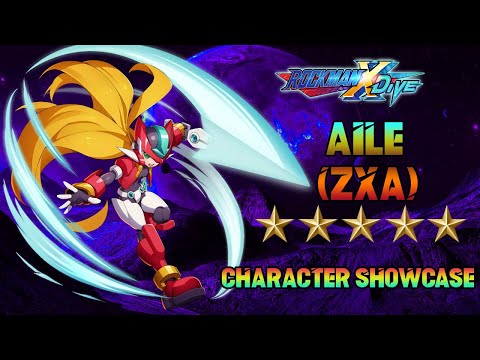 MegaMan X DiVE - Aile (ZXA) 5* Character Showcase