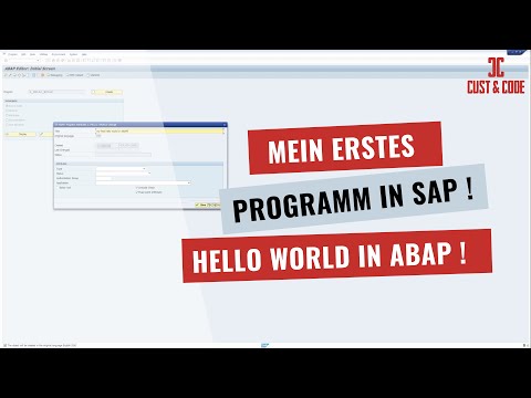 Mein erstes Programm in SAP - "Hello World" in ABAP [deutsch]