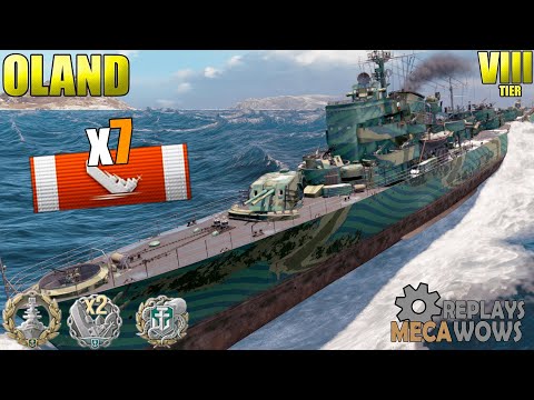 Öland 7 Kills & 90k Damage | World of Warships Gameplay 4k
