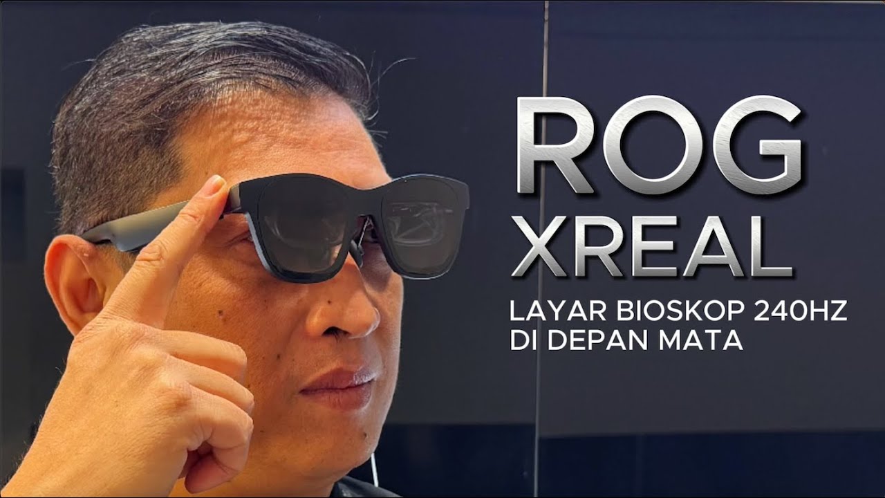 AR EXTERNAL MONITOR ada di kacamata 4k/240hz OLED 170inch ~ CES Las Vegas