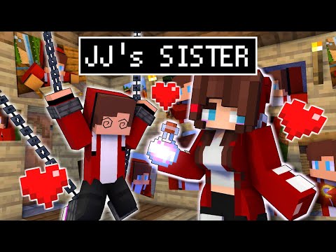 Maizen : JJ Has A CRAZY SISTER - Minecraft Parody Animation Mikey and JJ