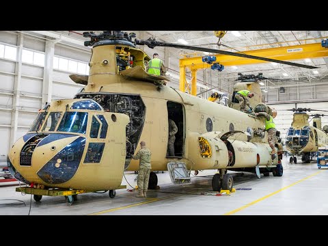 Rebuilding US Army’s Largest Helicopter Ever Built