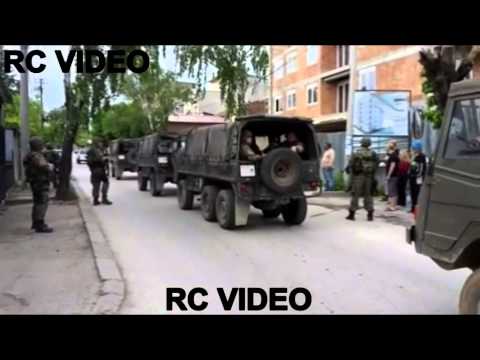 Pamje ekskluzive ne kumanove (Ushtria)