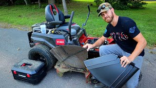 How to Replace the Grass Deflector on Your Toro Timecutter Lawn Mower