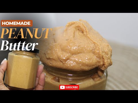 2 INGREDIENTS HOMEMADE PEANUT BUTTER