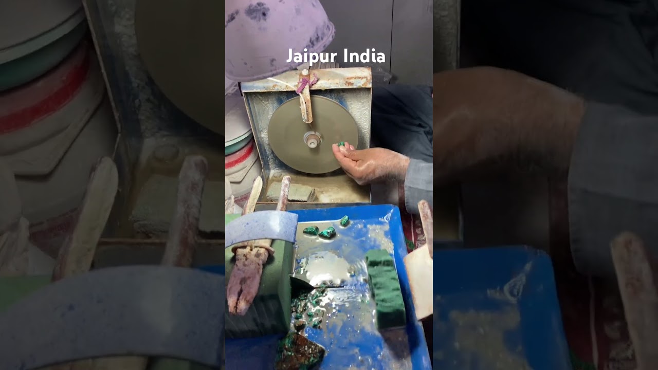 India Natural stone polishing workshop