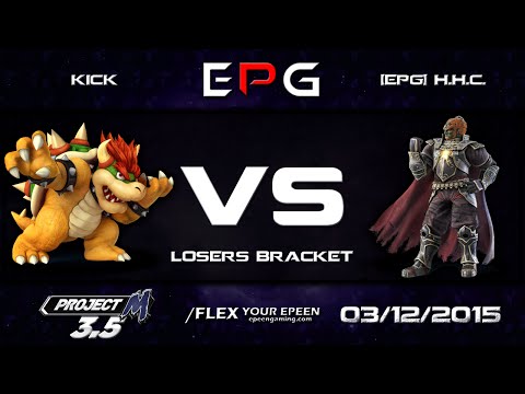 ePG Monthly - Kick (Bowser) Vs. [ePG]Hungry Headcrab (Ganondorf) SSBPM (Losers R5) - Project M