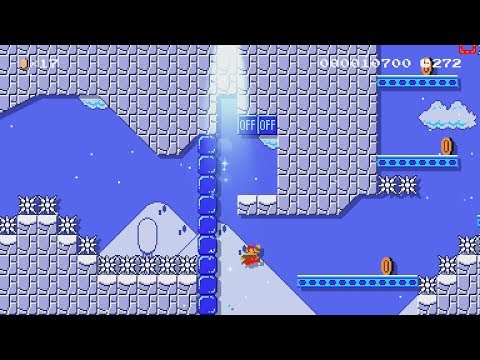 Falling Platform Parkour V.2 by Snoopee - Super Mario Maker 2