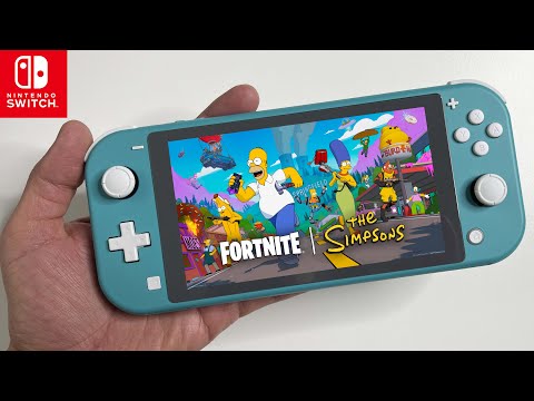 Fortnite x The Simpsons on Nintendo Switch LITE