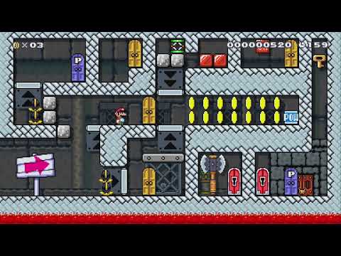 One Screen Puzzle by JoeySplats - Super Mario Maker 2 - No Commentary 1bv