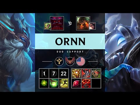 Ornn Support vs Nautilus - NA Grandmaster Patch 25.20