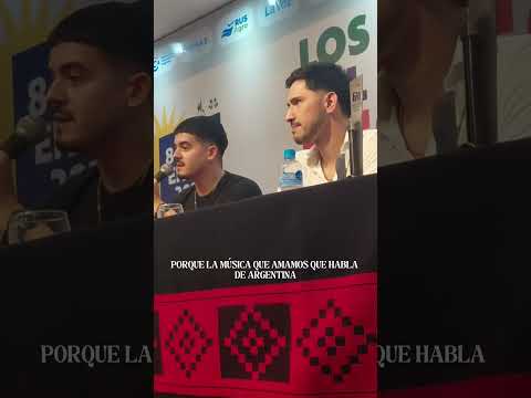 Campedrinos en la rueda de prensa de Jesús María 2026