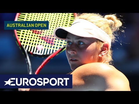 Marta Kostyuk v Olivia Rogowska Highlights | Australian Open 2018 Round 2 | Eurosport
