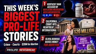 PFL-ProLife NewsBreak: Abortion Pill Crime, $20M Court Battle & Olivia Rodrigo Fundraiser