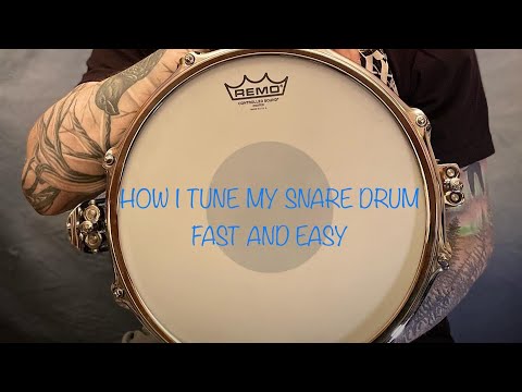 How To Tune A Snare Drum - Fast and Easy