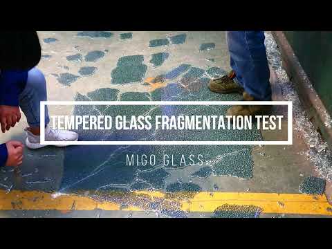Tempered Glass Fragmentation Test