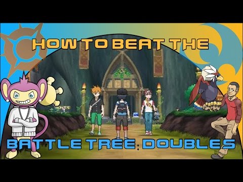 HOW TO BEAT THE BATTLE TREE IN POKEMON SUN AND MOON: DOUBLES Featuring KyleAye EASY BATTLE POINTS