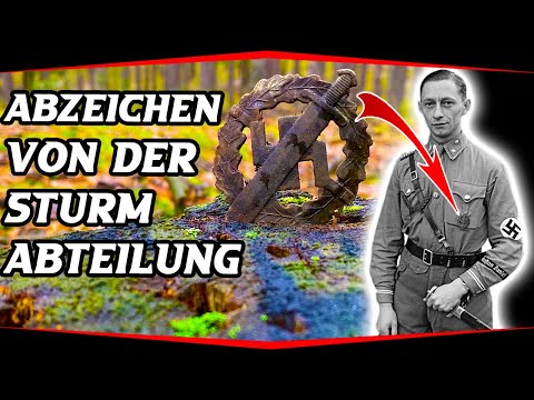 🍀SONDELN WW2 - IM SS WALD EIN ABZEICHEN VON DER SA BEIM SONDELN MIT DEM METALLDETEKTOR GEFUNDEN #78🍀