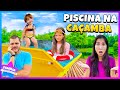 CONSTRUI UMA PISCINA EM UMA CACAMBA DE LIXO *Deu certo ? ★ FAMÍLIA MASUDINHA ★